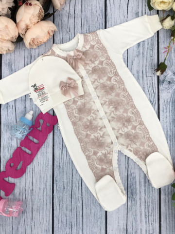 Купить оптом 216-П. Комбинезон с шапкой,100% хлопок интерлок в Котласе